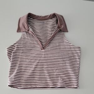 Abercrombie & Fitch Cropped Polo Tank